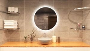Bathroom decor ideas without renovation with smart lighting solutions