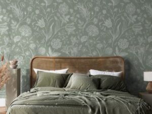 Bedroom stick and peel wallpapers for rented home