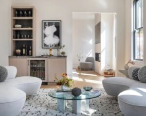 Expensive home decor ideas for small spaces include fewer yet visually appealing furniture