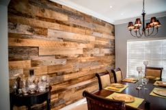 Wood accent wall ideas no paint for warmth and balance