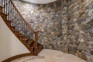 stone venccer accent wall ideas inspired by nature