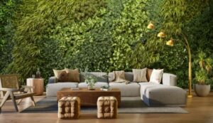 Sustainable interior design materials and designs