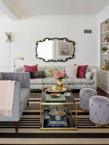 mirrors maximize looks in living room decor ideas for small homes