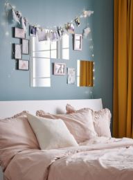 Mirrors to multiply lighting in a rented home