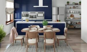 modern interior design trends for kitchen cum dining