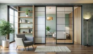 non-permanent home decor ideas that define spaces