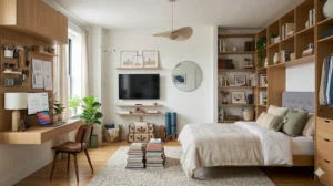 bedroom with workspace ideas and tips