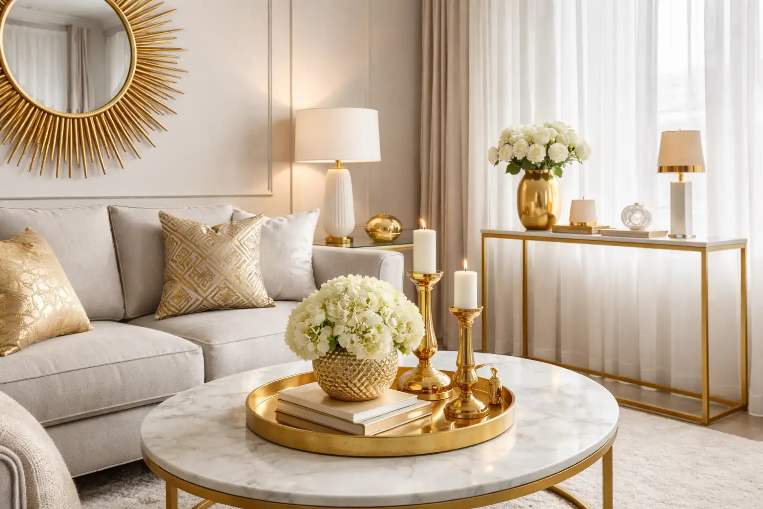 metallic accents home decor for modern homes