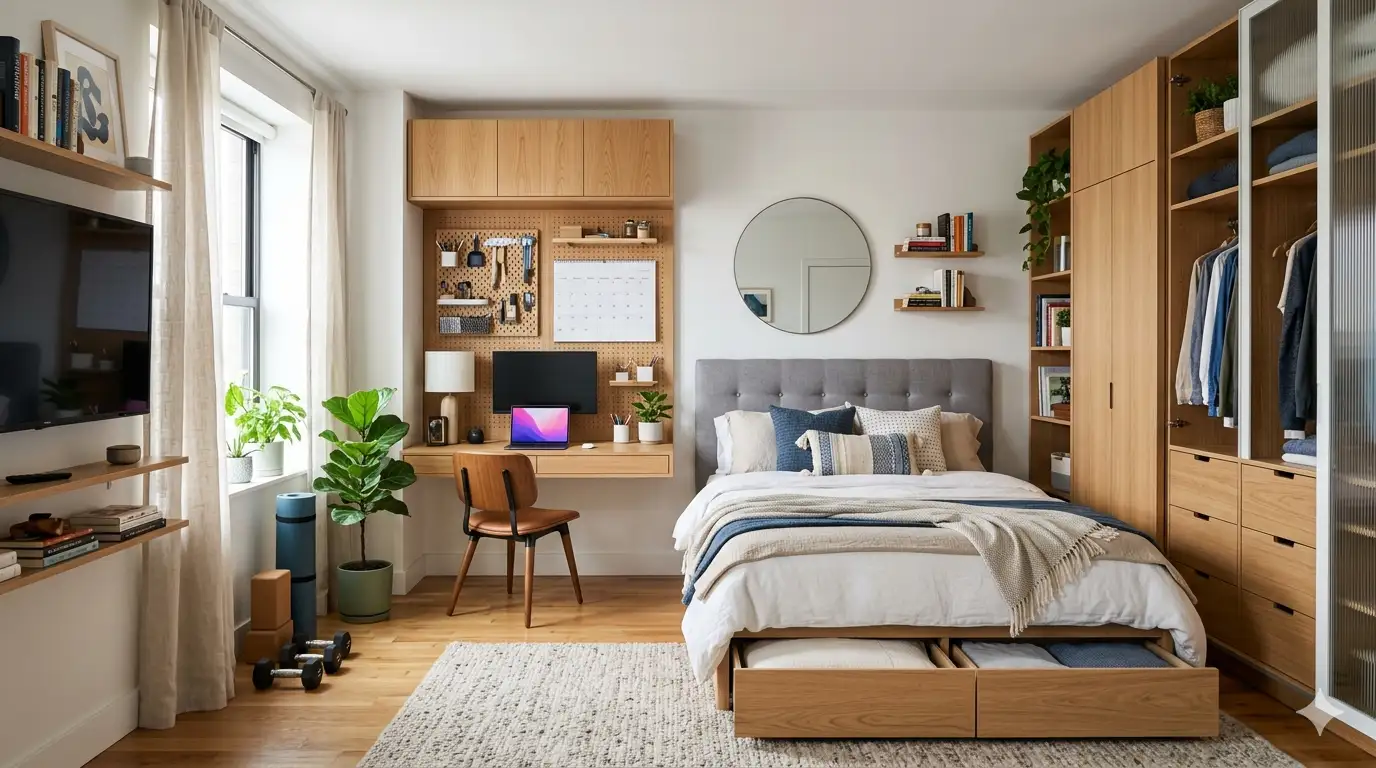 multi functional bedroom design ideas