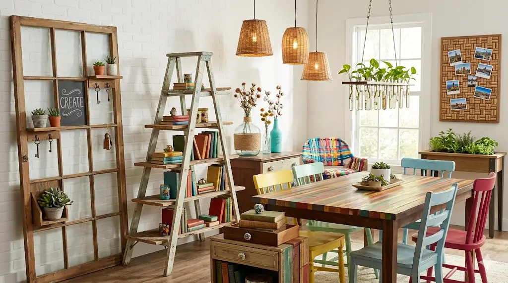 upcycled home decor ideas for sustainable homes