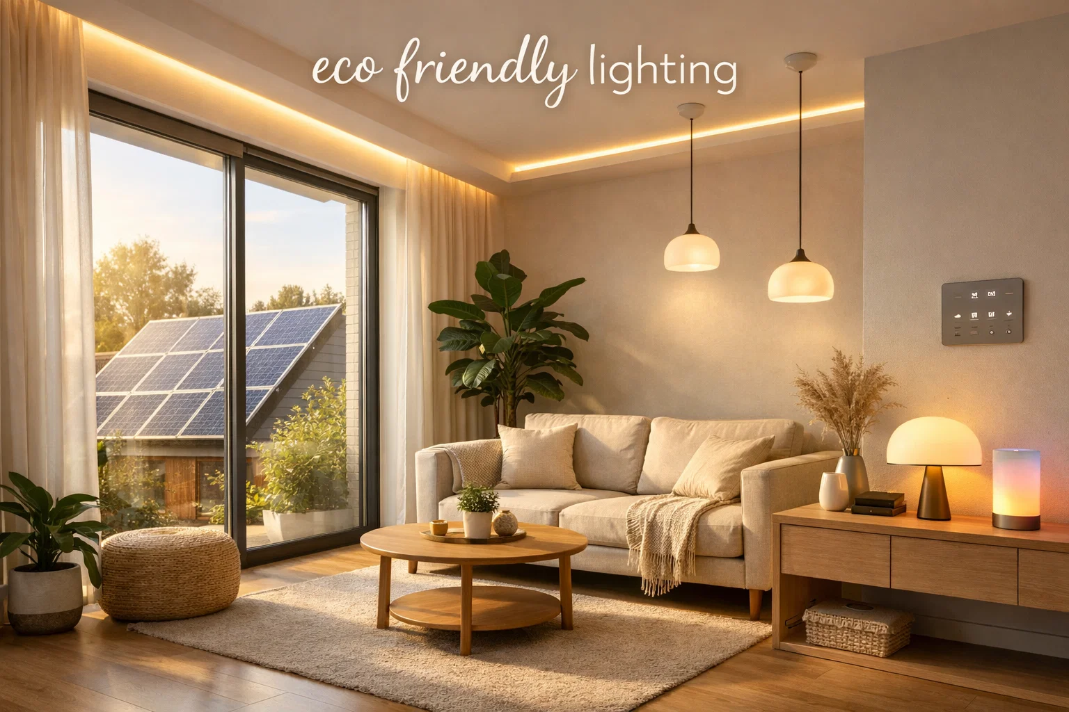 eco friendly lighting for modern homes
