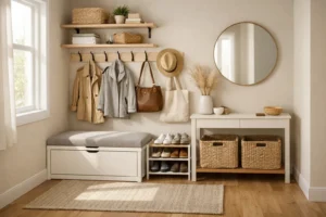 small entryway storage solutions