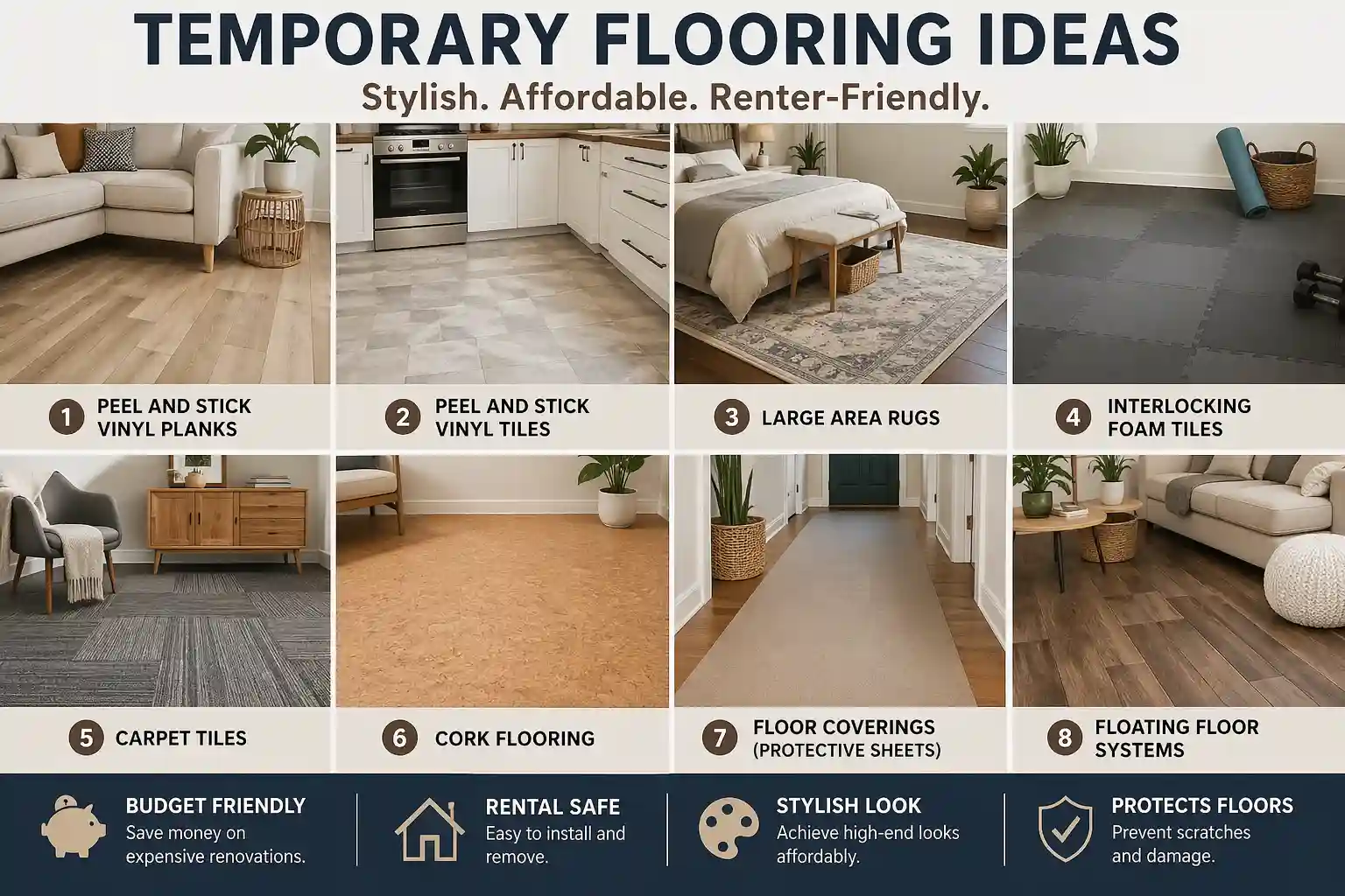 temporary flooring ideas