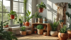 upcycled indoor planter ideas