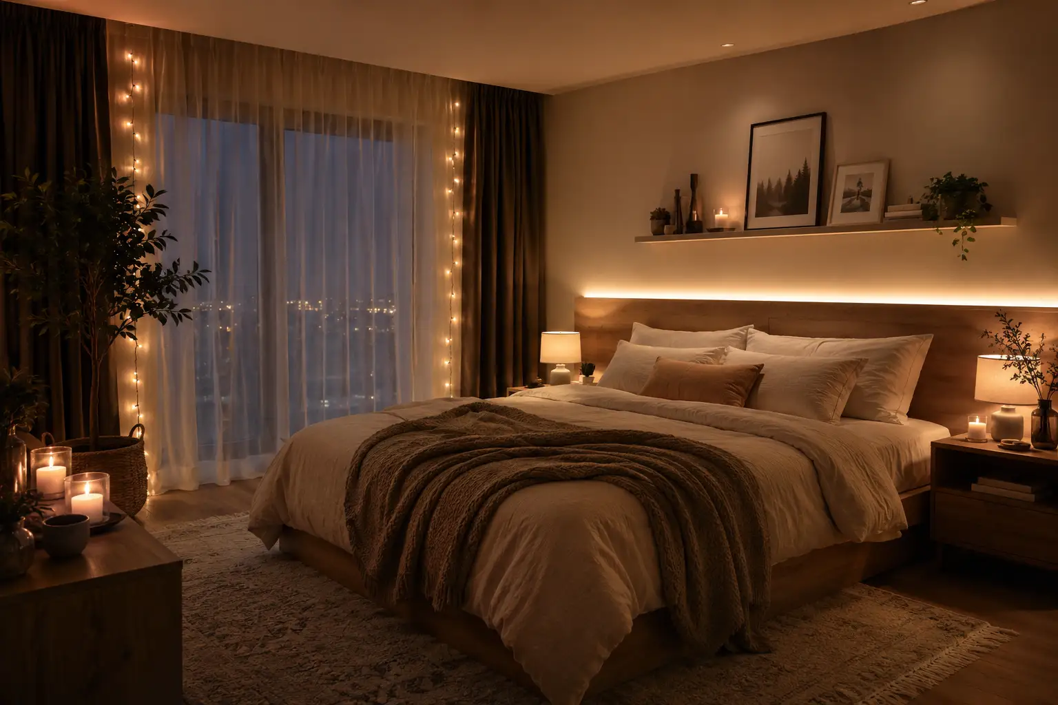cozy bedroom lighting ideas