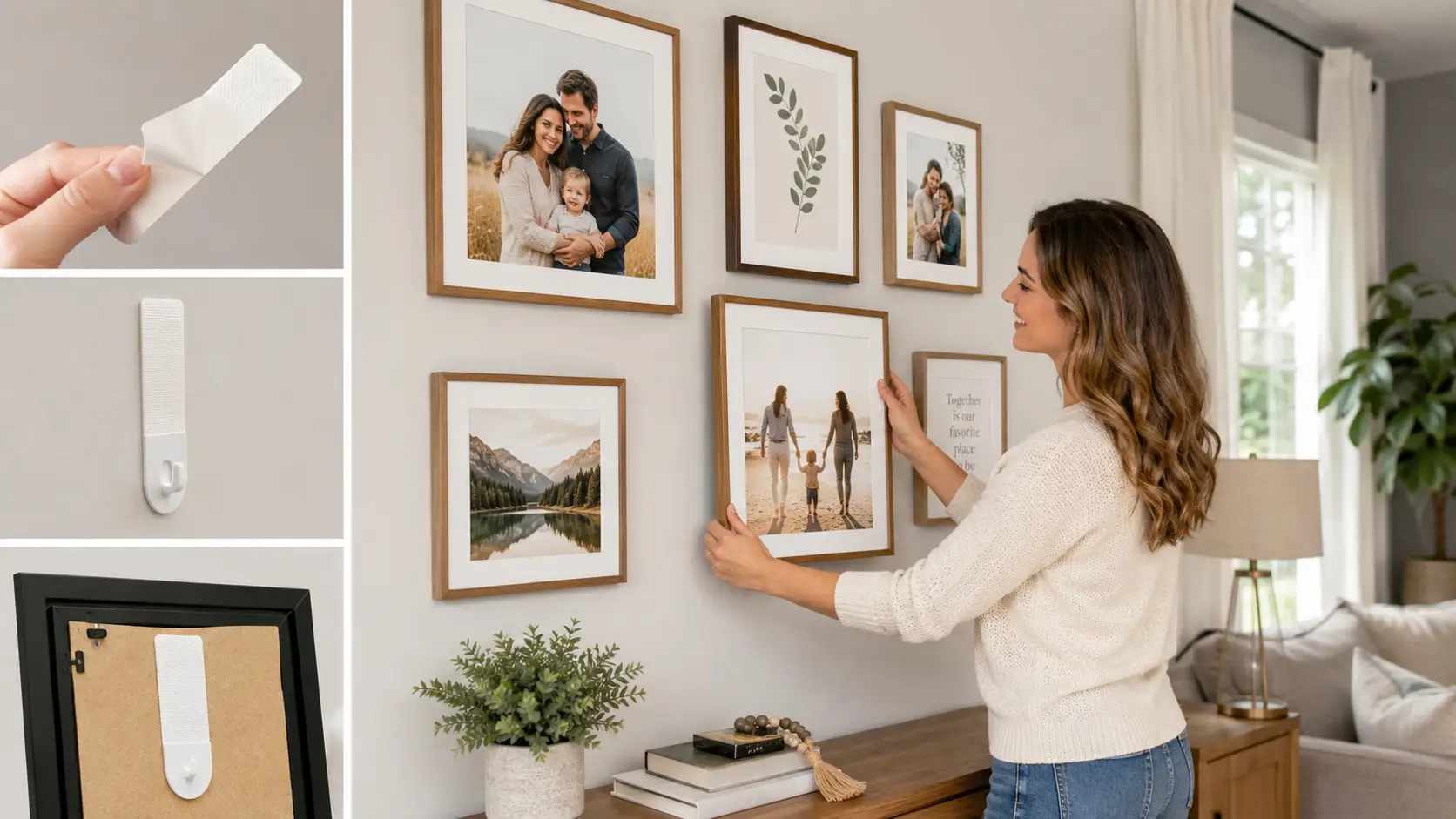 damage free photo hanging