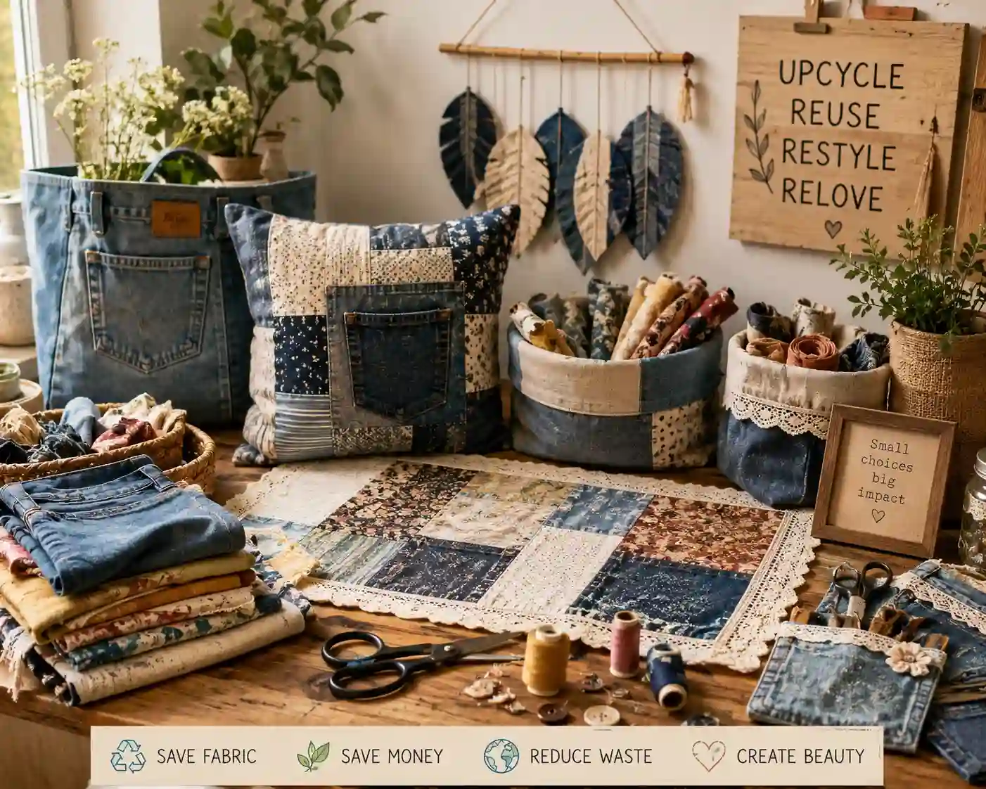 fabric upcycling ideas