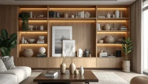 how to style shelves like a designer