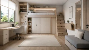 maximize floor space bedroom
